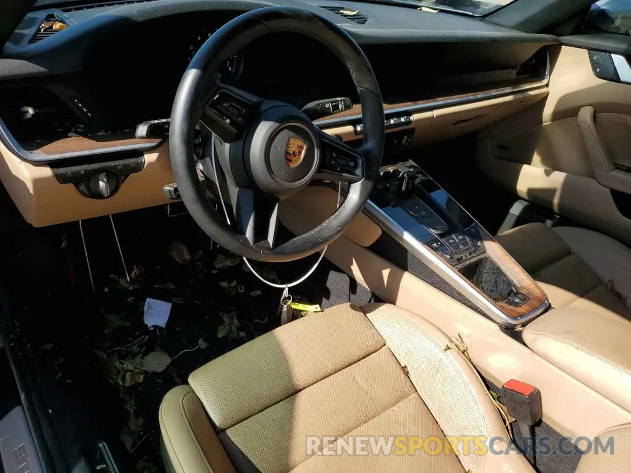 8 fotografías del automóvil dañado WP0CB2A93NS244334 PORSCHE 911 2022