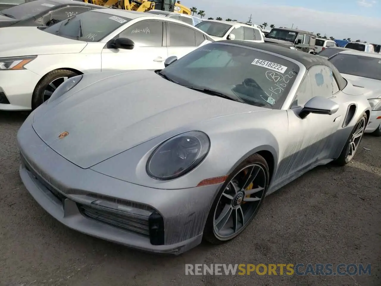 2 fotografías del automóvil dañado WP0CD2A94NS260861 PORSCHE 911 2022
