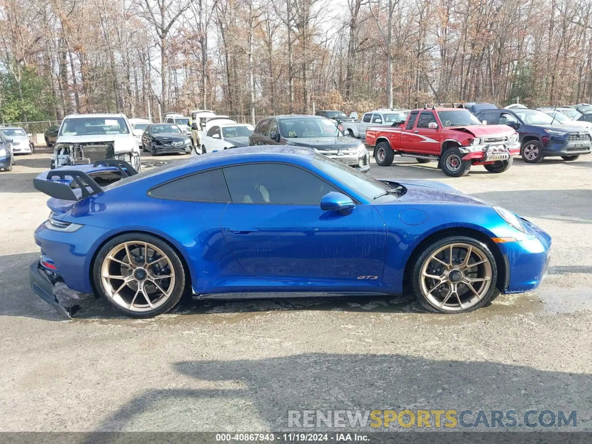 13 fotografías del automóvil dañado WP0AC2A98PS270144 PORSCHE 911 2023