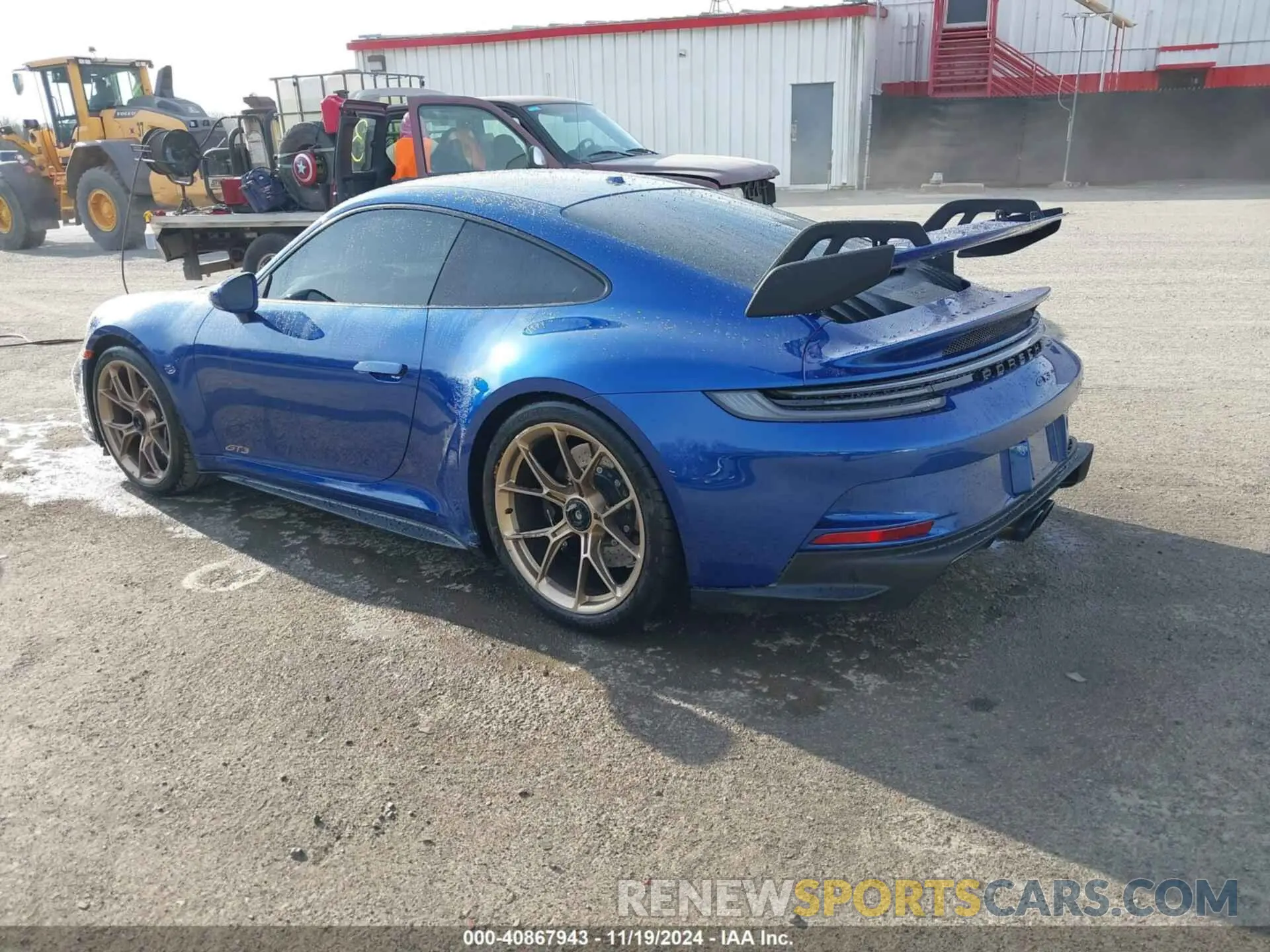3 fotografías del automóvil dañado WP0AC2A98PS270144 PORSCHE 911 2023