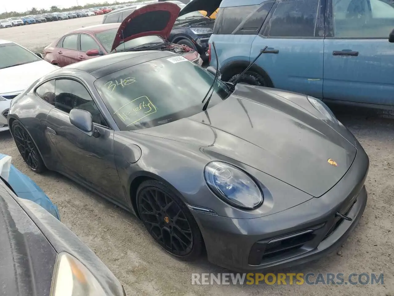 4 fotografías del automóvil dañado WP0AB2A98RS219023 PORSCHE 911 2024