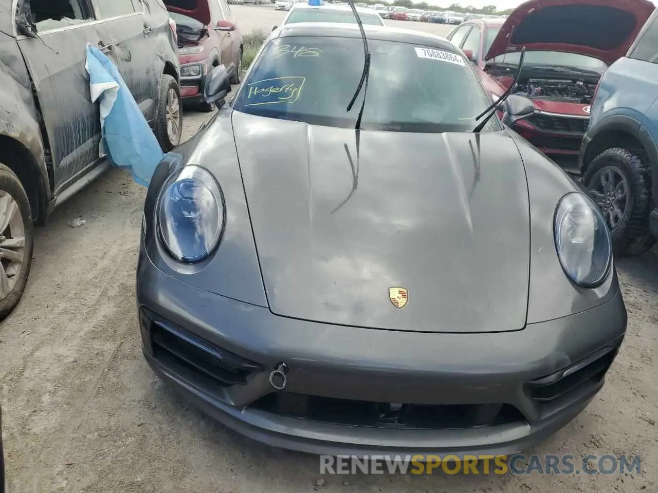 5 fotografías del automóvil dañado WP0AB2A98RS219023 PORSCHE 911 2024