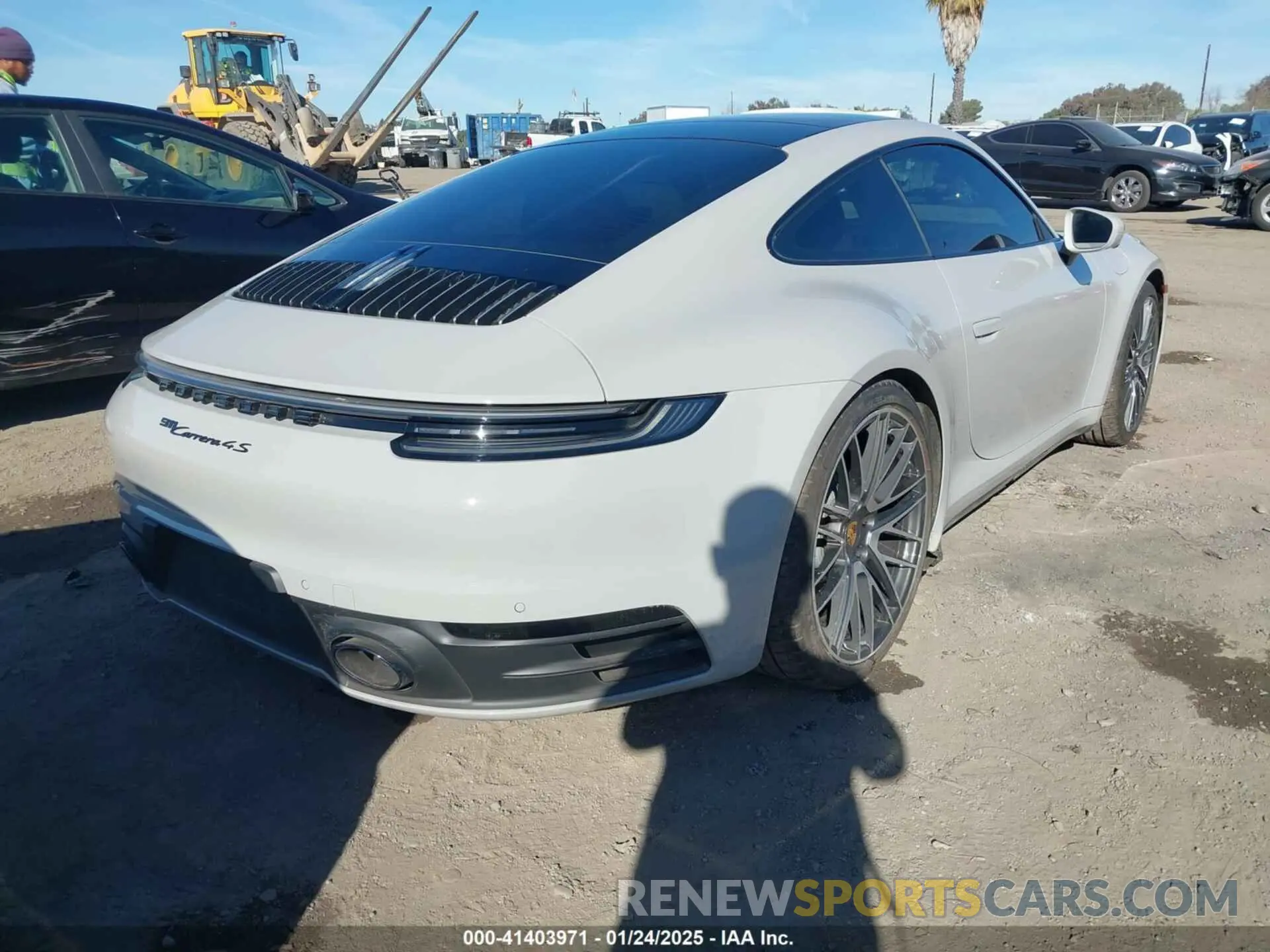 4 fotografías del automóvil dañado WP0AB2A99RS220309 PORSCHE 911 2024