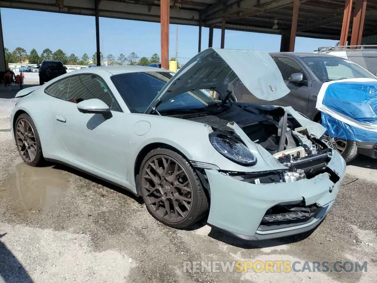 4 fotografías del automóvil dañado WP0AA2A92SS206535 PORSCHE 911 2025