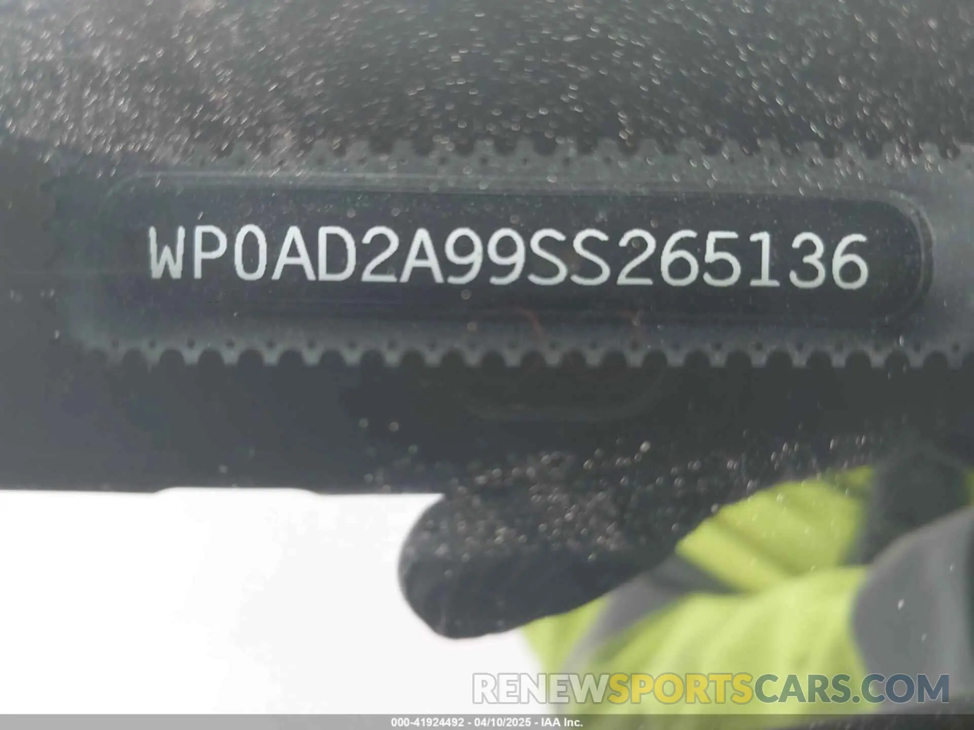 9 fotografías del automóvil dañado WP0AD2A99SS265136 PORSCHE 911 2025