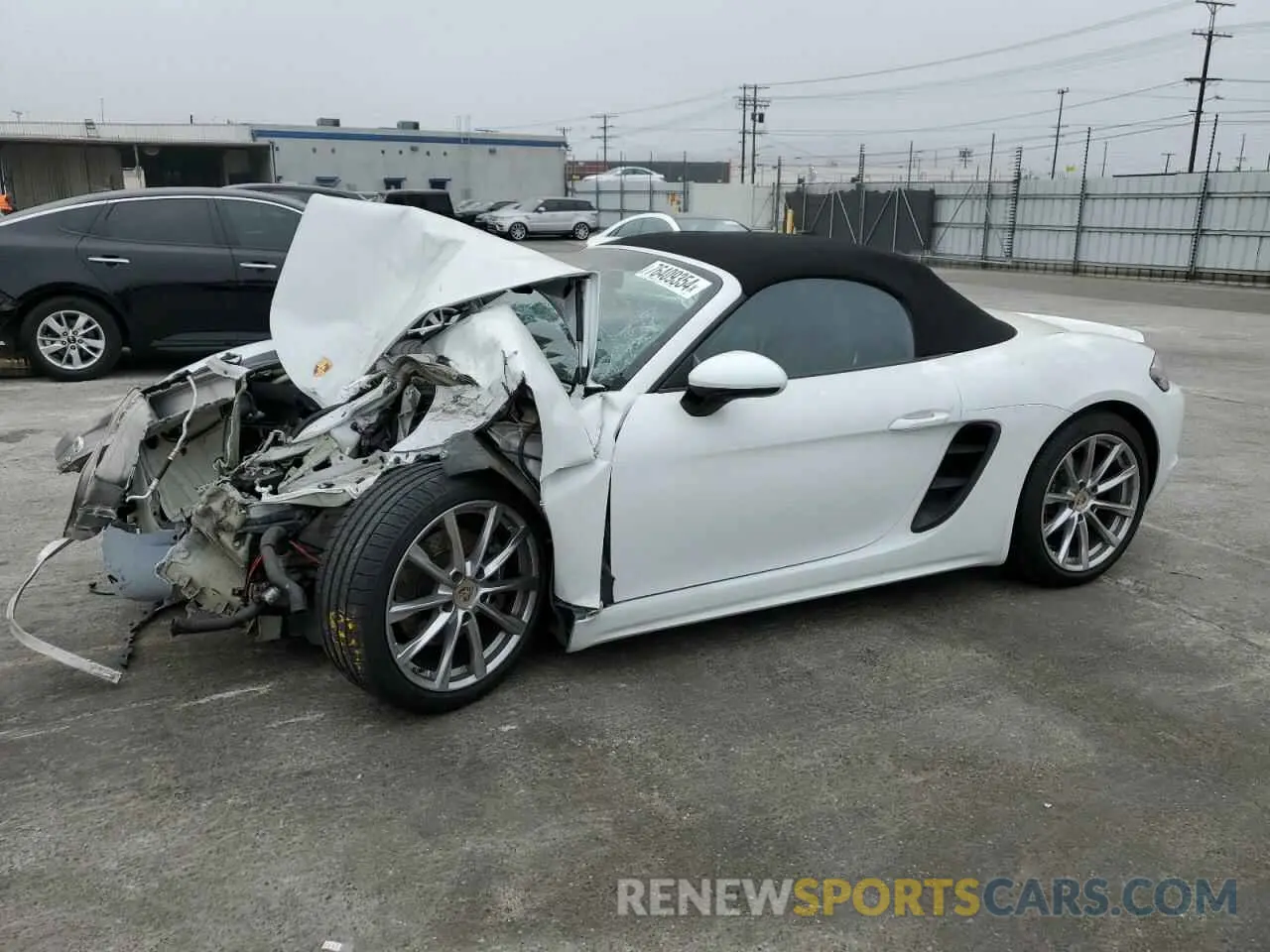 1 fotografías del automóvil dañado WP0CA2A80KS211040 PORSCHE BOXSTER 2019