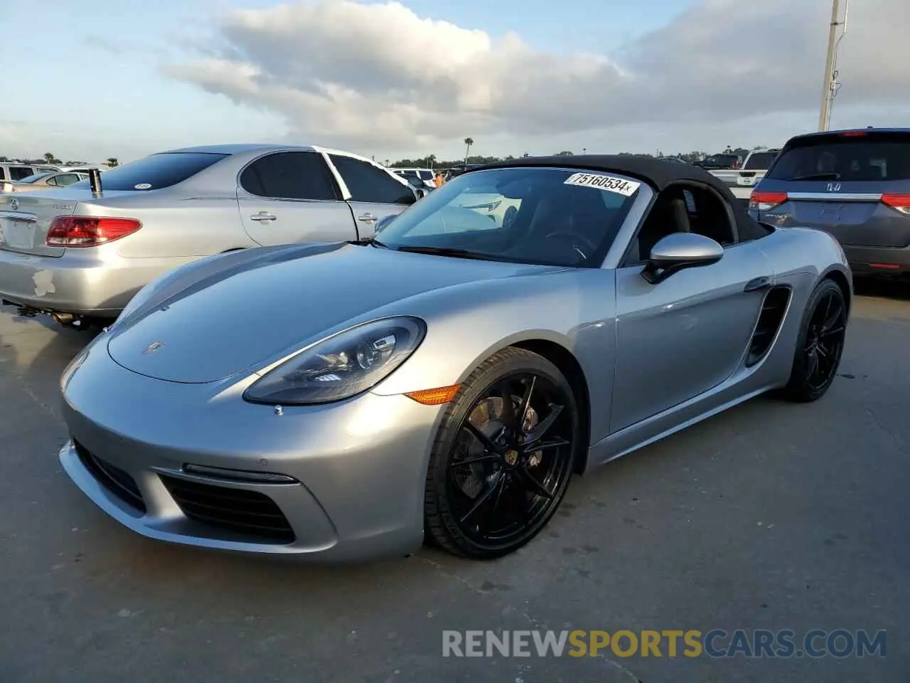 1 fotografías del automóvil dañado WP0CA2A89KS210405 PORSCHE BOXSTER 2019