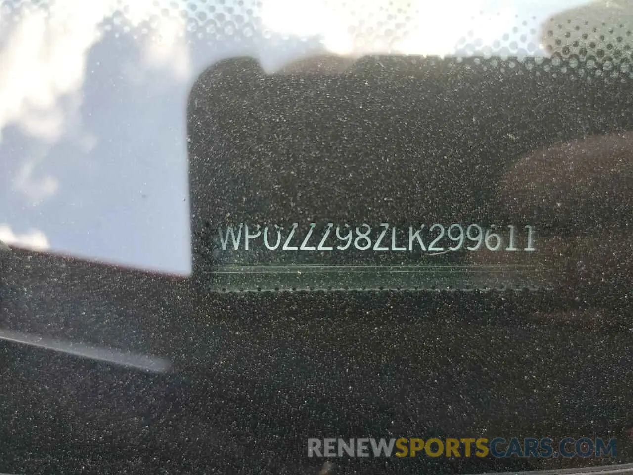 12 fotografías del automóvil dañado WP0ZZZ98ZLK299611 PORSCHE BOXSTER 2020