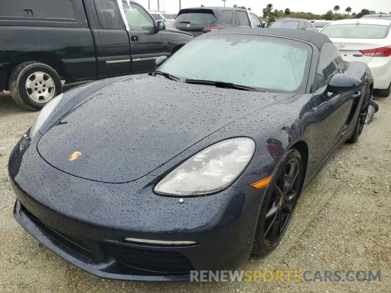 1 fotografías del automóvil dañado WP0CA2A80MS210263 PORSCHE BOXSTER 2021