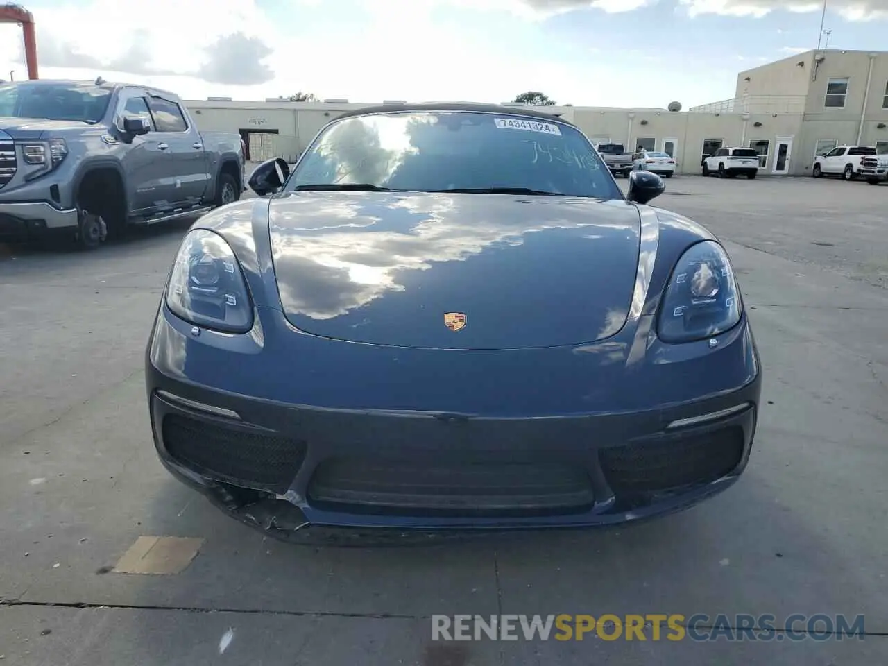 5 fotografías del automóvil dañado WP0CA2A80MS210263 PORSCHE BOXSTER 2021