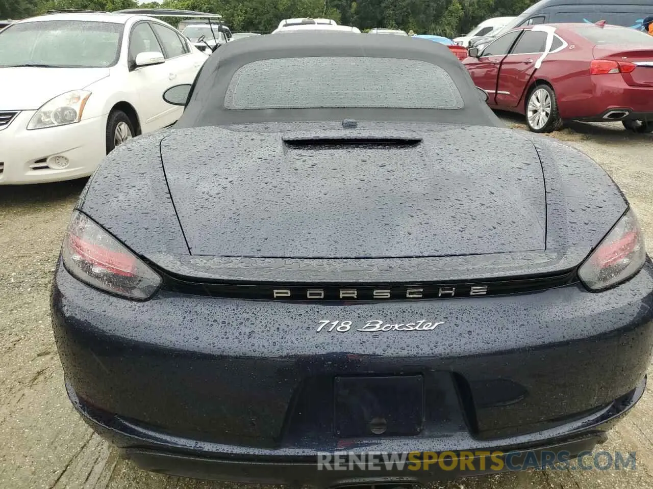 6 fotografías del automóvil dañado WP0CA2A80MS210263 PORSCHE BOXSTER 2021