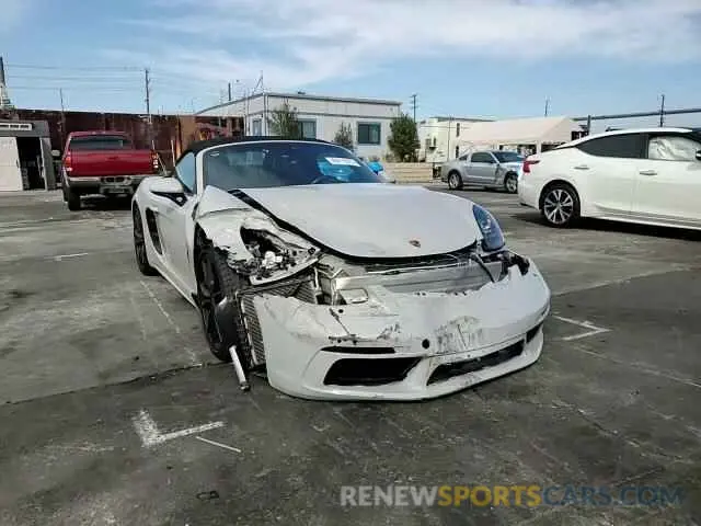 10 fotografías del automóvil dañado WP0CA2A80MS210358 PORSCHE BOXSTER 2021