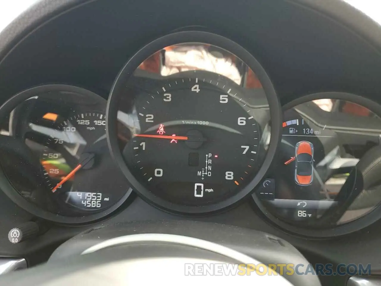 9 fotografías del automóvil dañado WP0CA2A80MS210358 PORSCHE BOXSTER 2021