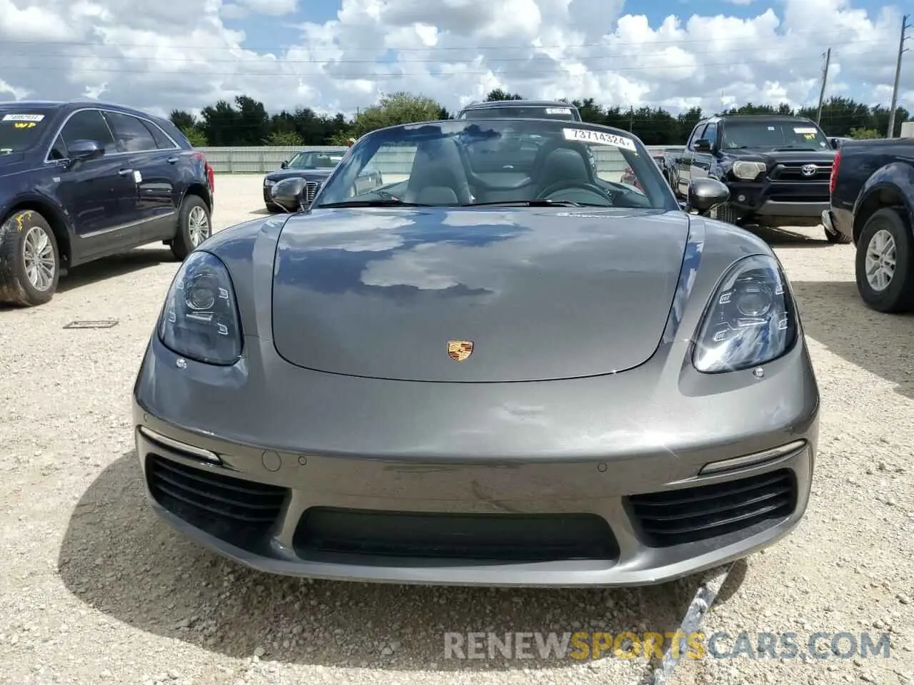 5 fotografías del automóvil dañado WP0CA2A83MS210421 PORSCHE BOXSTER 2021