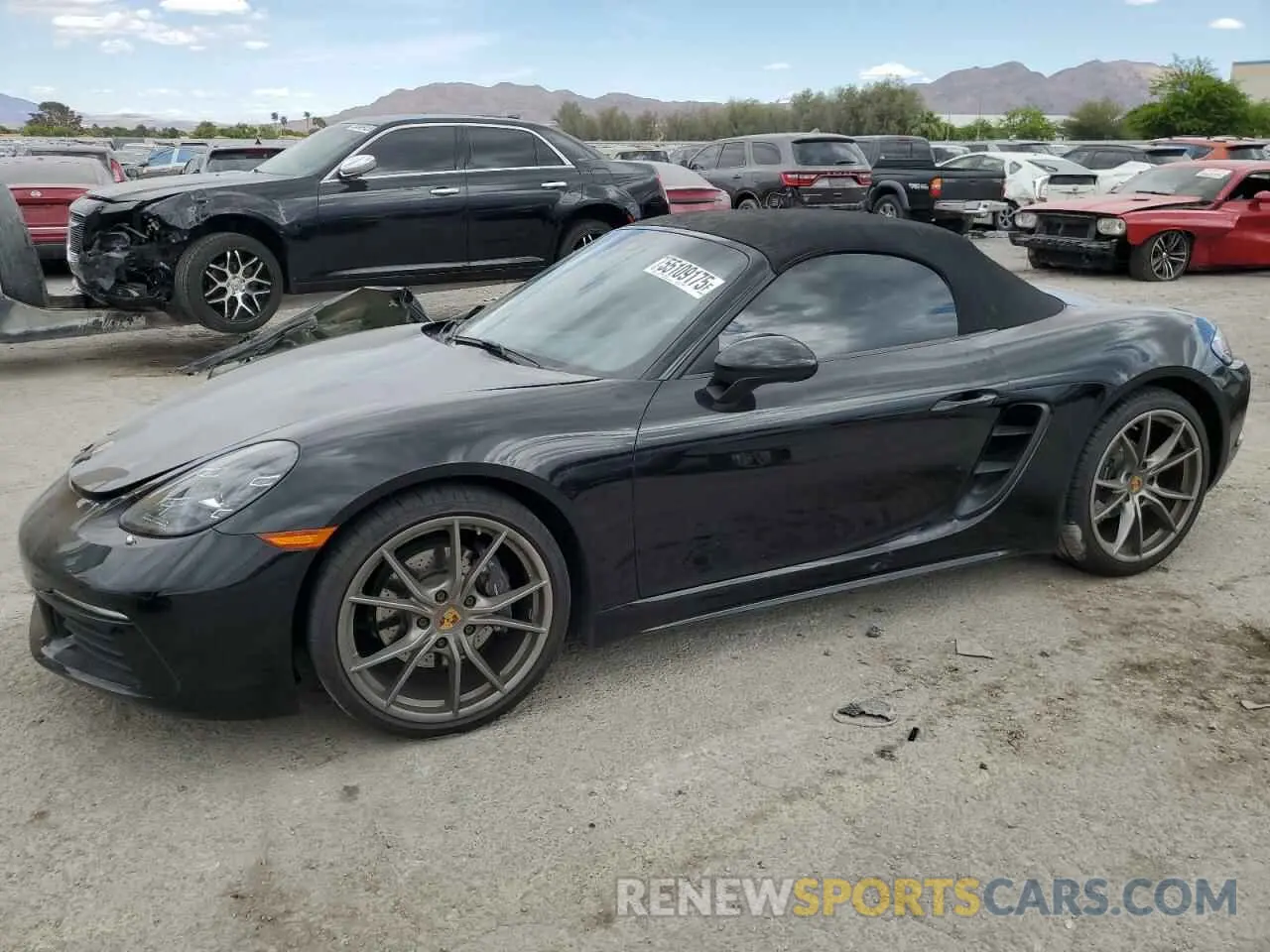 1 fotografías del automóvil dañado WP0CA2A85MS210405 PORSCHE BOXSTER 2021