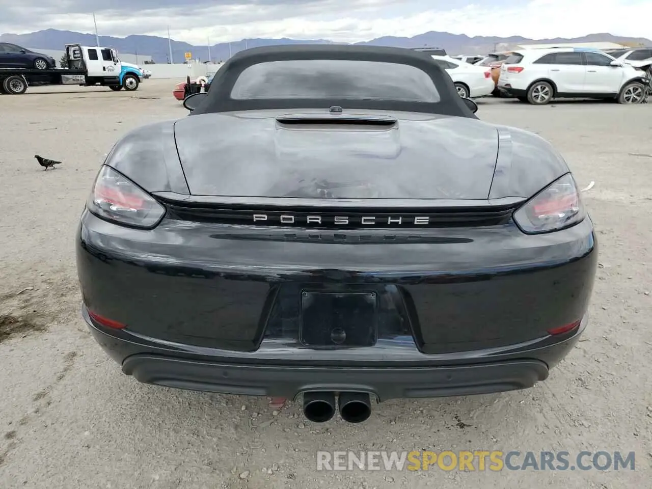 6 fotografías del automóvil dañado WP0CA2A85MS210405 PORSCHE BOXSTER 2021