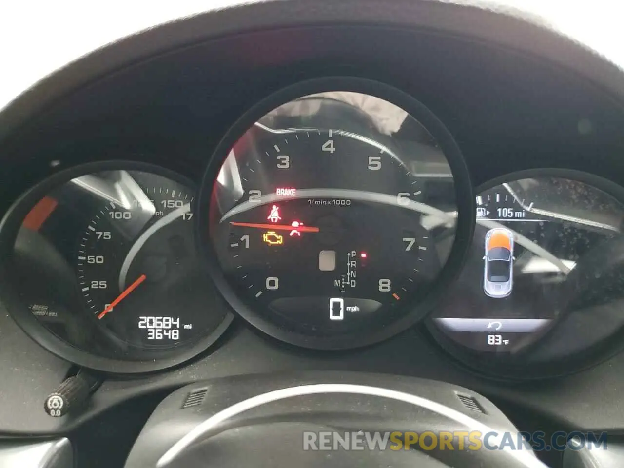 9 fotografías del automóvil dañado WP0CA2A85MS210405 PORSCHE BOXSTER 2021