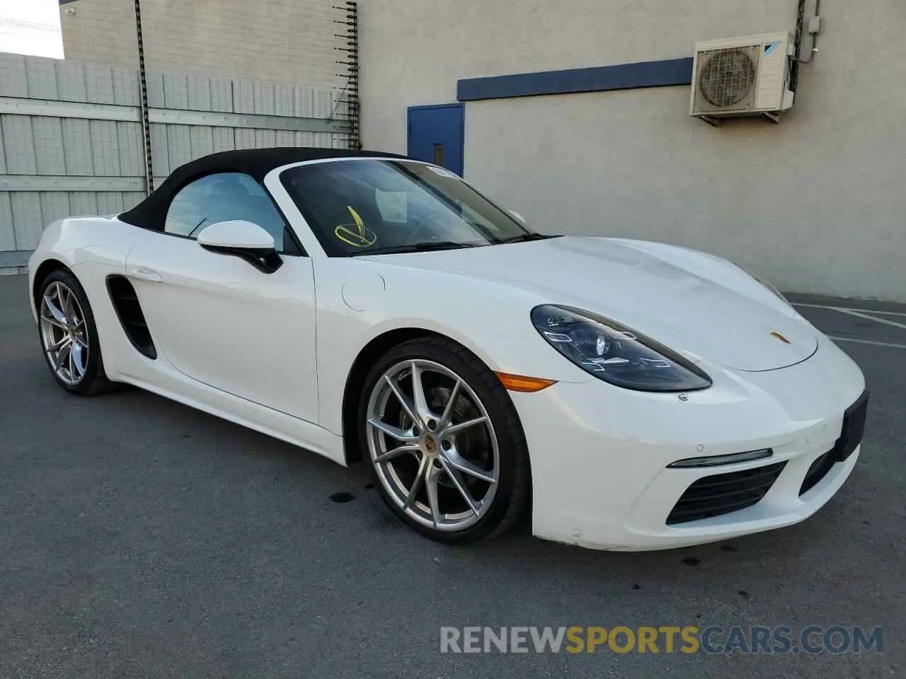 1 fotografías del automóvil dañado WP0CA2A86MS210428 PORSCHE BOXSTER 2021