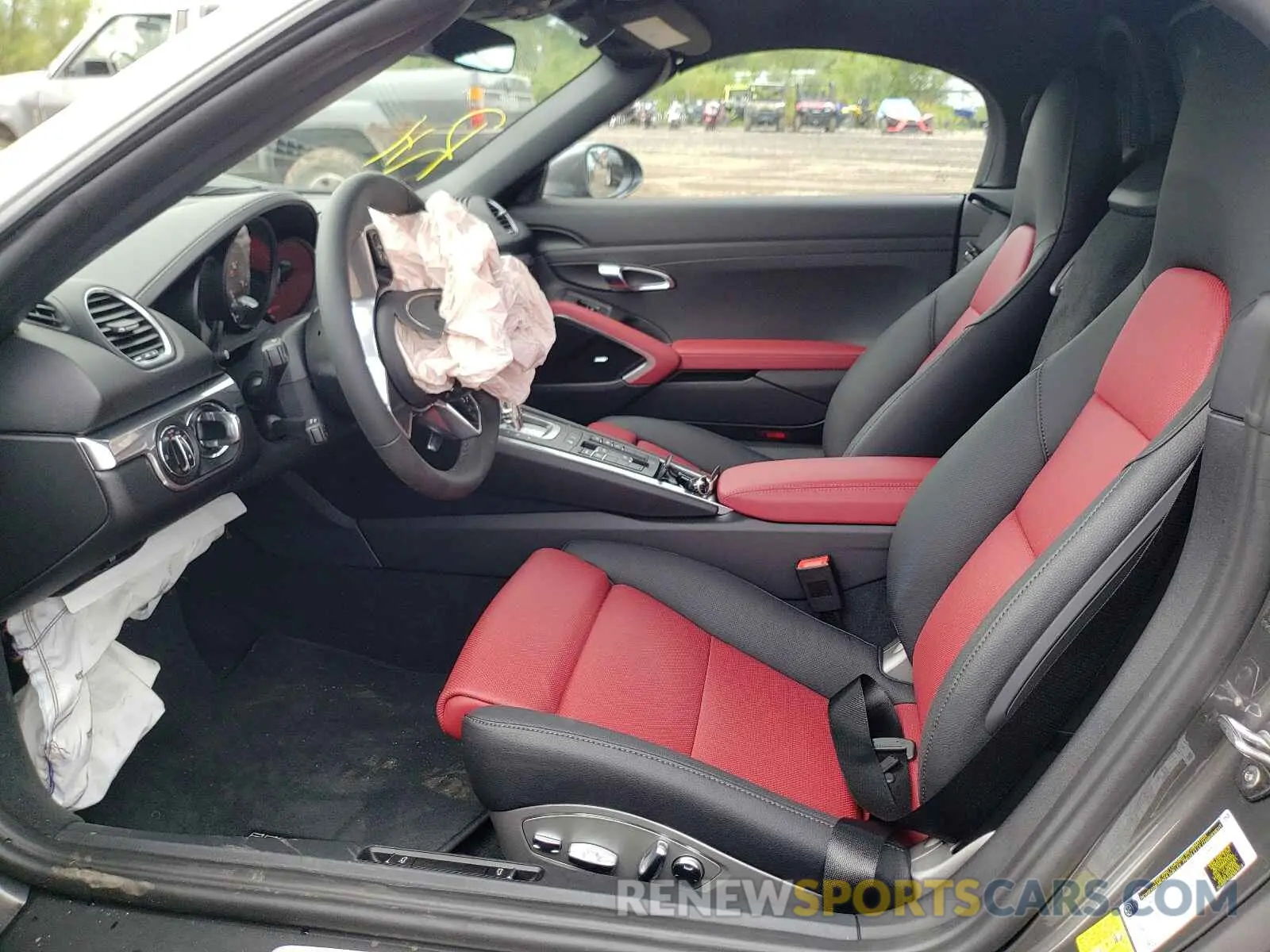 5 fotografías del automóvil dañado WP0CA2A87MS210762 PORSCHE BOXSTER 2021