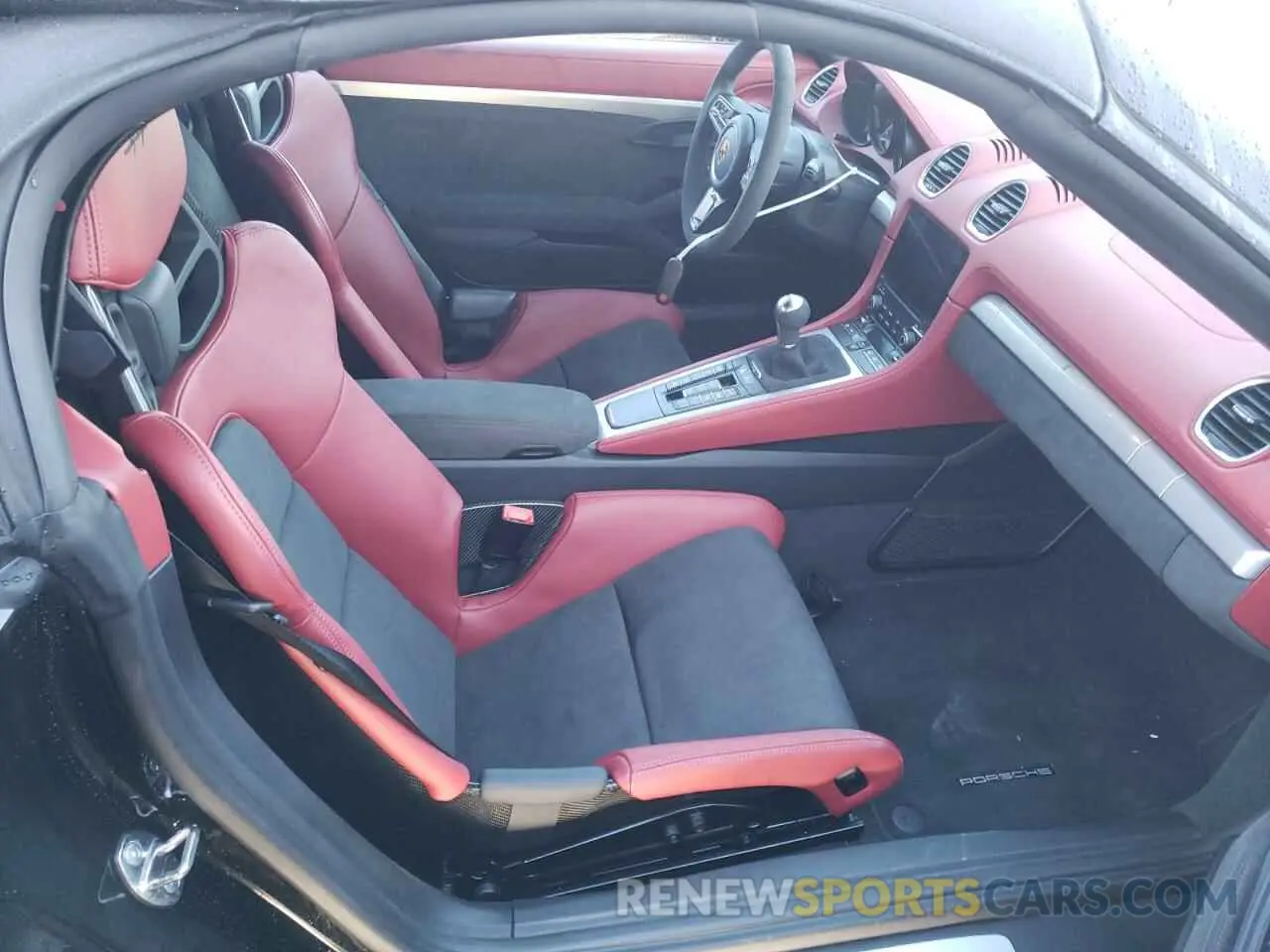 5 fotografías del automóvil dañado WP0CC2A81MS240799 PORSCHE BOXSTER 2021