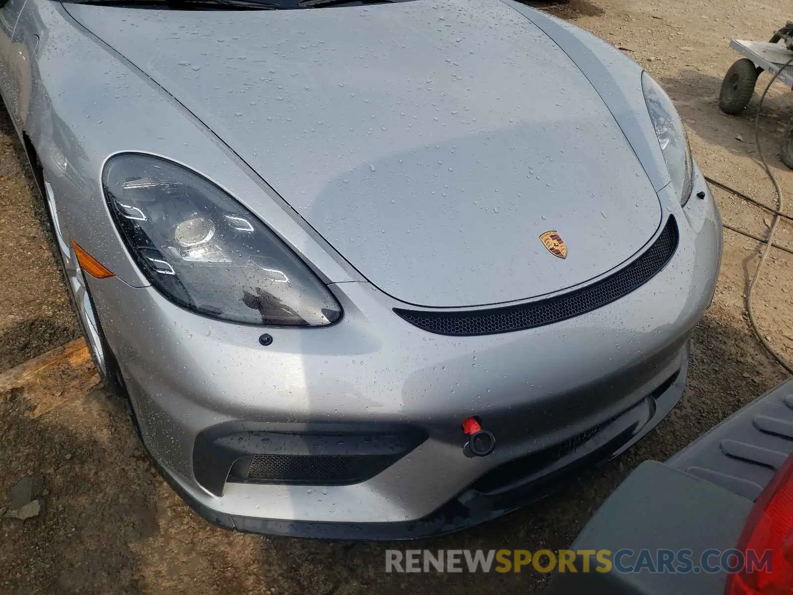 7 fotografías del automóvil dañado WP0CC2A84MS240523 PORSCHE BOXSTER 2021