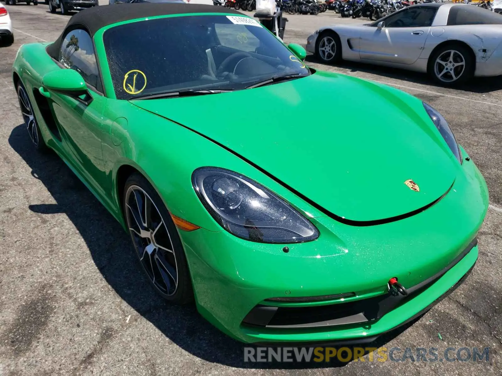 1 fotografías del automóvil dañado WP0CD2A80MS232240 PORSCHE BOXSTER 2021