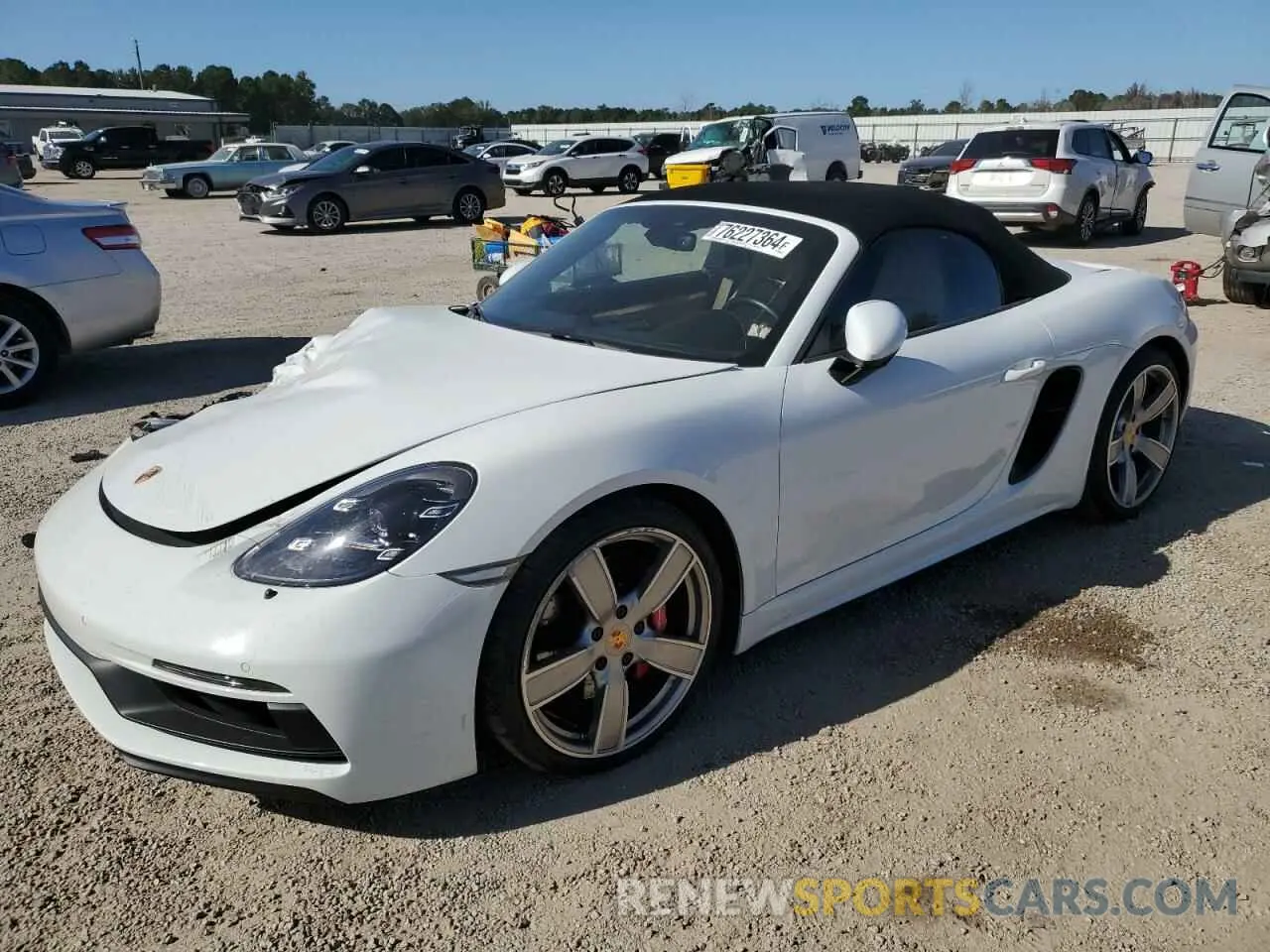 1 fotografías del automóvil dañado WP0CD2A8XMS232293 PORSCHE BOXSTER 2021