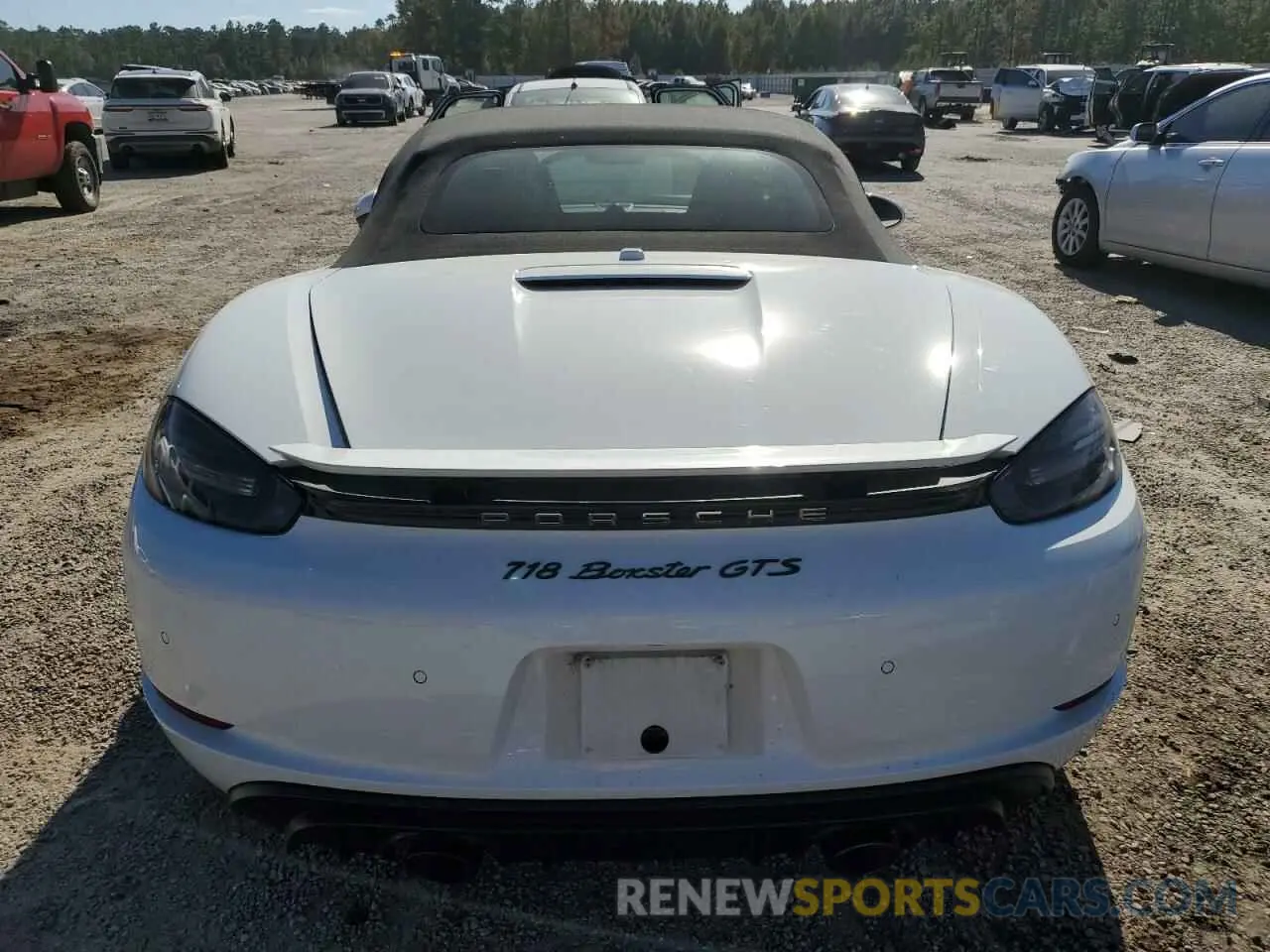 6 fotografías del automóvil dañado WP0CD2A8XMS232293 PORSCHE BOXSTER 2021