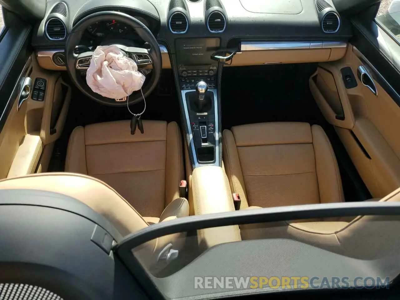 8 fotografías del automóvil dañado WP0CD2A8XMS232293 PORSCHE BOXSTER 2021