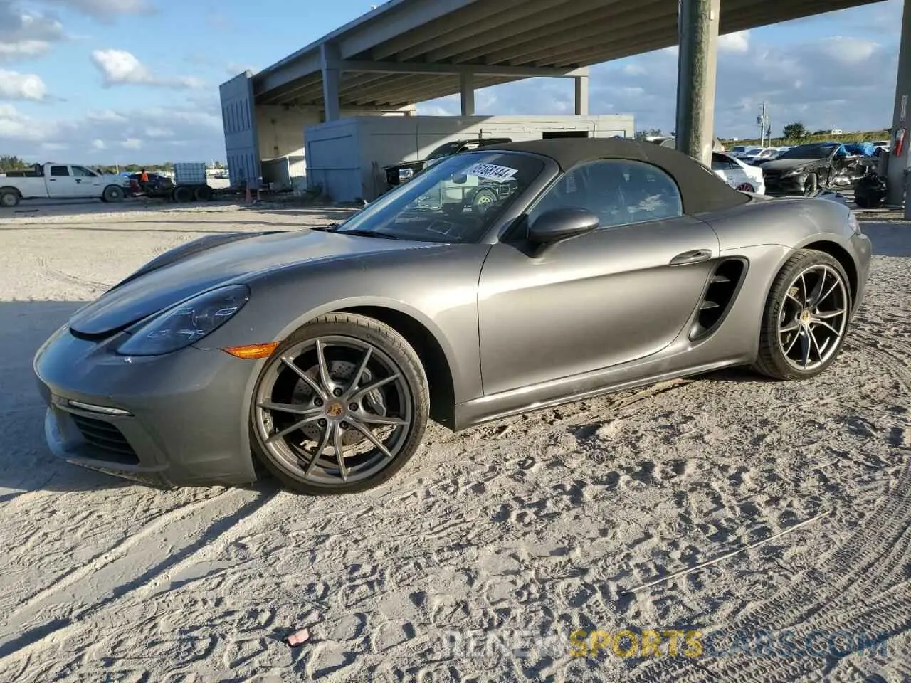 1 fotografías del automóvil dañado WP0CA2A88NS205166 PORSCHE BOXSTER 2022