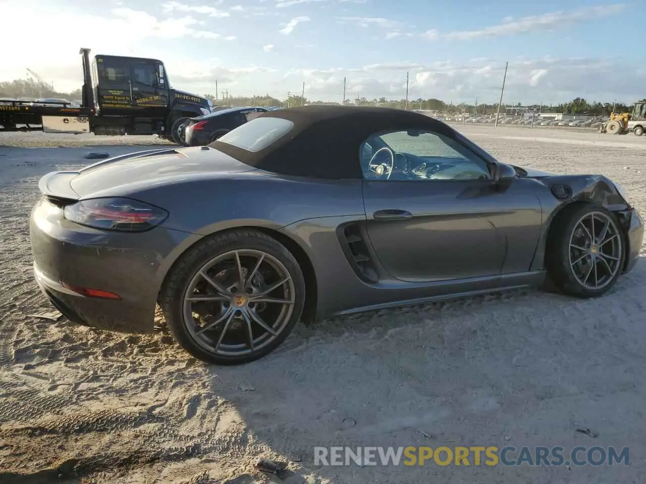 3 fotografías del automóvil dañado WP0CA2A88NS205166 PORSCHE BOXSTER 2022