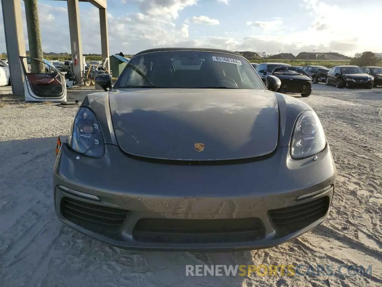 5 fotografías del automóvil dañado WP0CA2A88NS205166 PORSCHE BOXSTER 2022