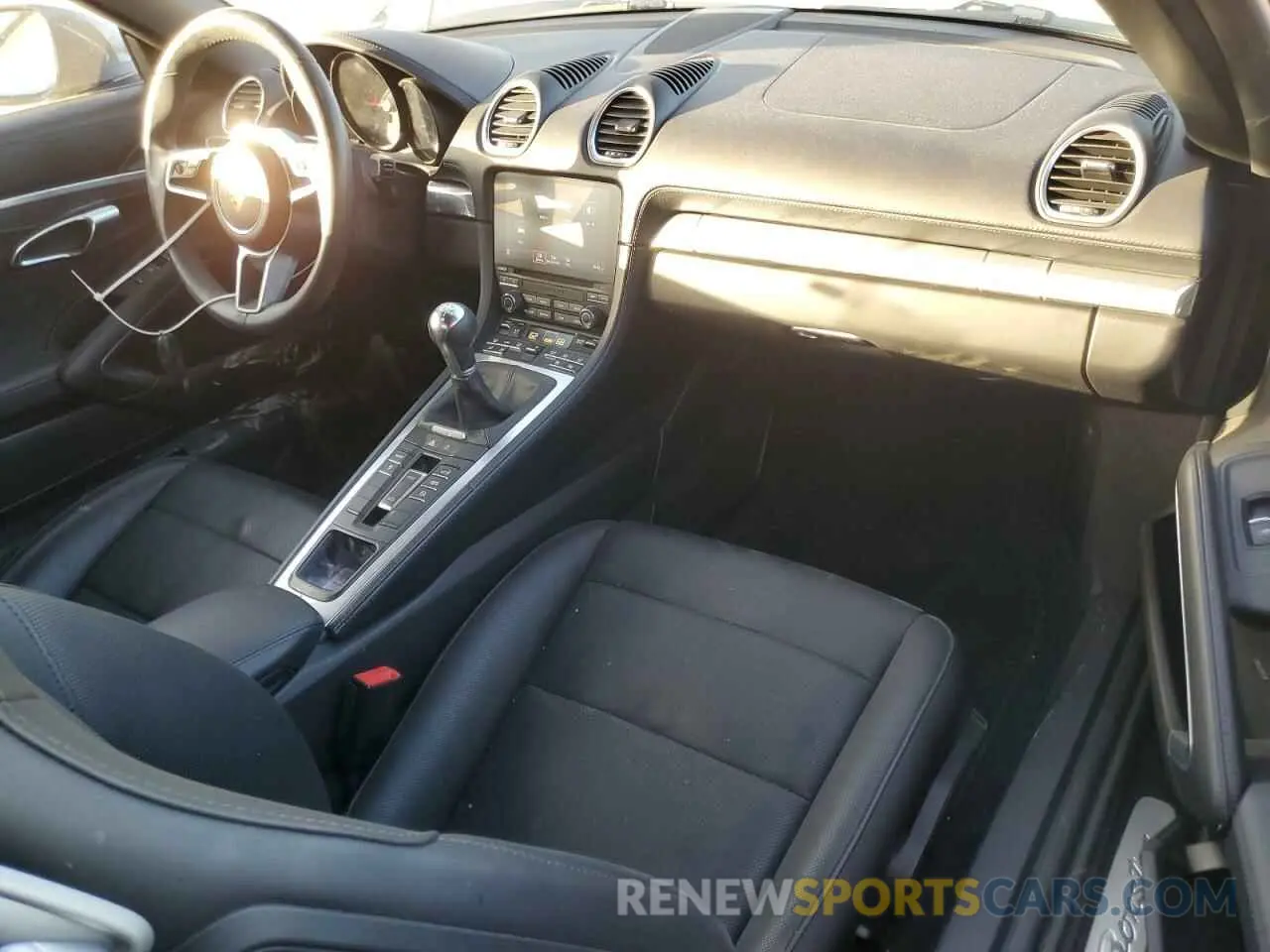 8 fotografías del automóvil dañado WP0CA2A88NS205166 PORSCHE BOXSTER 2022