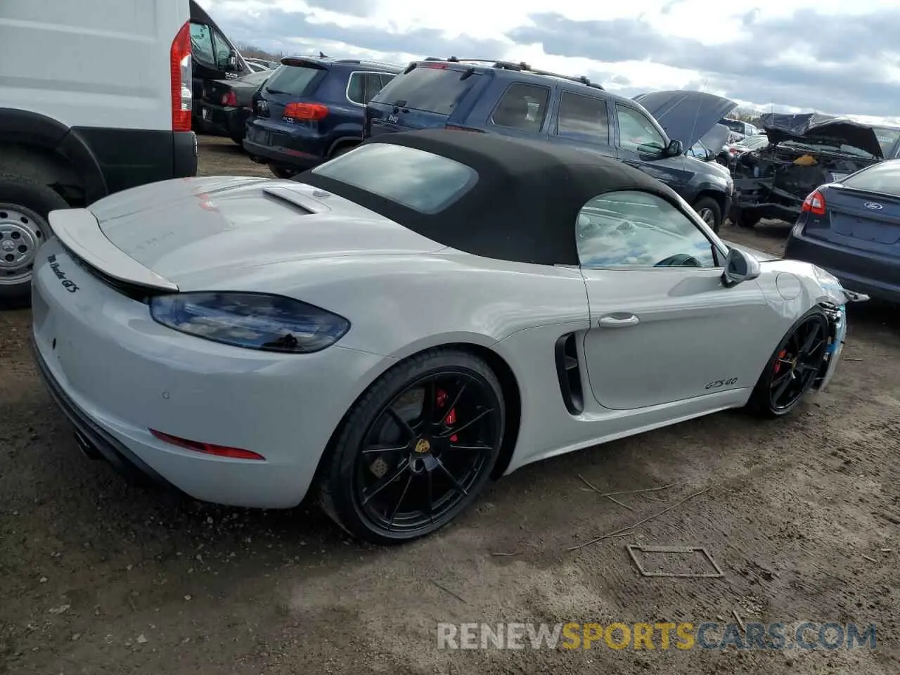 3 fotografías del automóvil dañado WP0CD2A88RK228802 PORSCHE BOXSTER 2024
