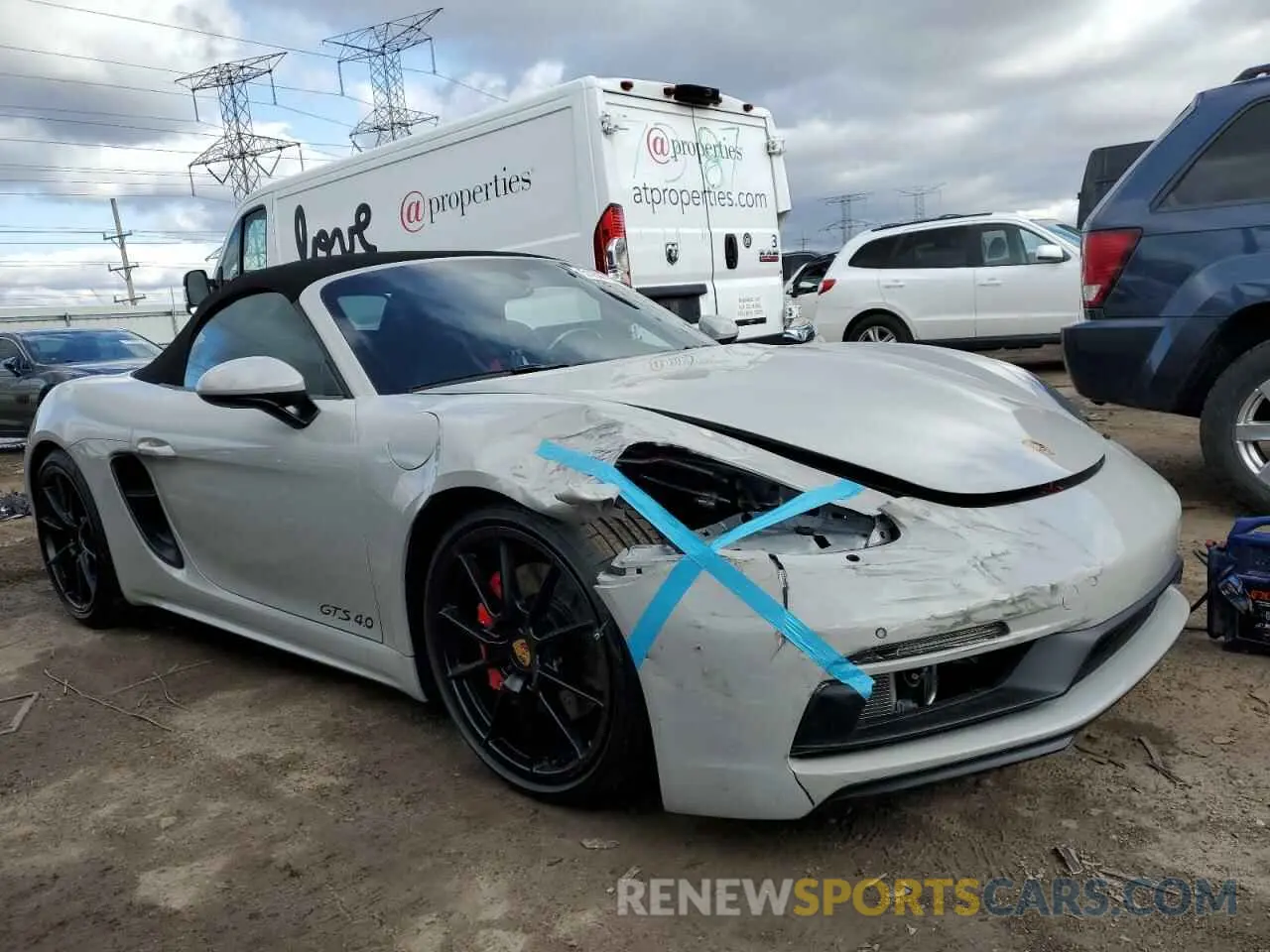 4 fotografías del automóvil dañado WP0CD2A88RK228802 PORSCHE BOXSTER 2024