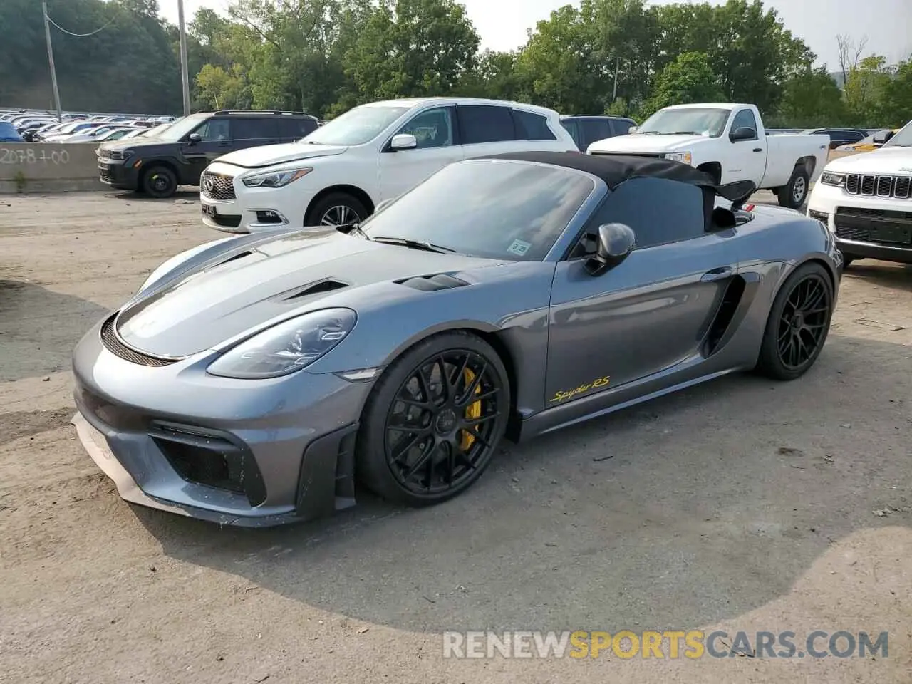 1 fotografías del automóvil dañado WP0CE2A8XRK240155 PORSCHE BOXSTER 2024