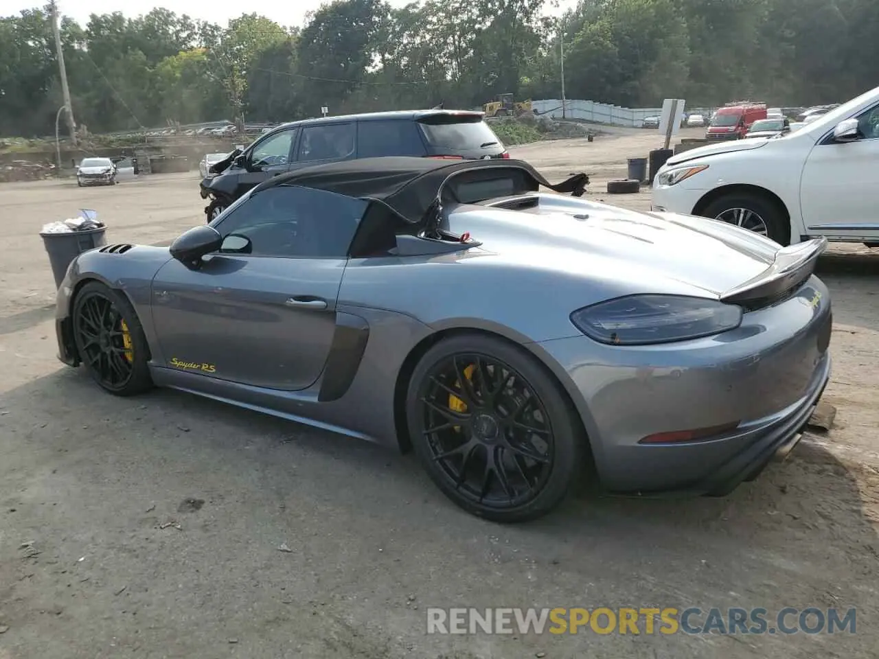 2 fotografías del automóvil dañado WP0CE2A8XRK240155 PORSCHE BOXSTER 2024