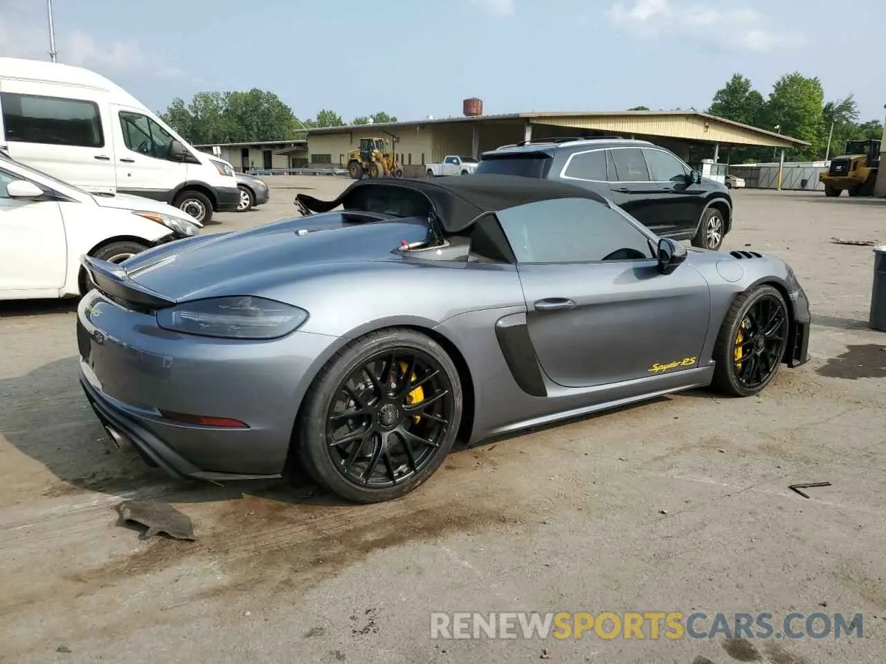 3 fotografías del automóvil dañado WP0CE2A8XRK240155 PORSCHE BOXSTER 2024