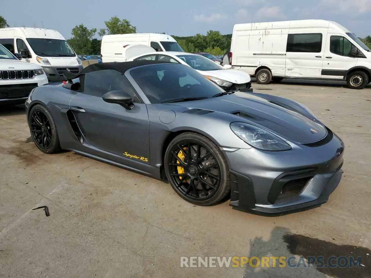 4 fotografías del automóvil dañado WP0CE2A8XRK240155 PORSCHE BOXSTER 2024