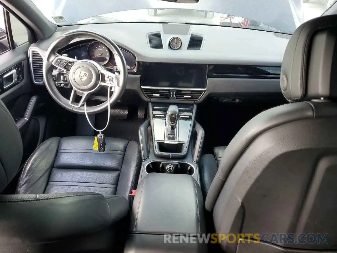 8 fotografías del automóvil dañado WP1AA2AY1KDA10242 PORSCHE CAYENNE 2019