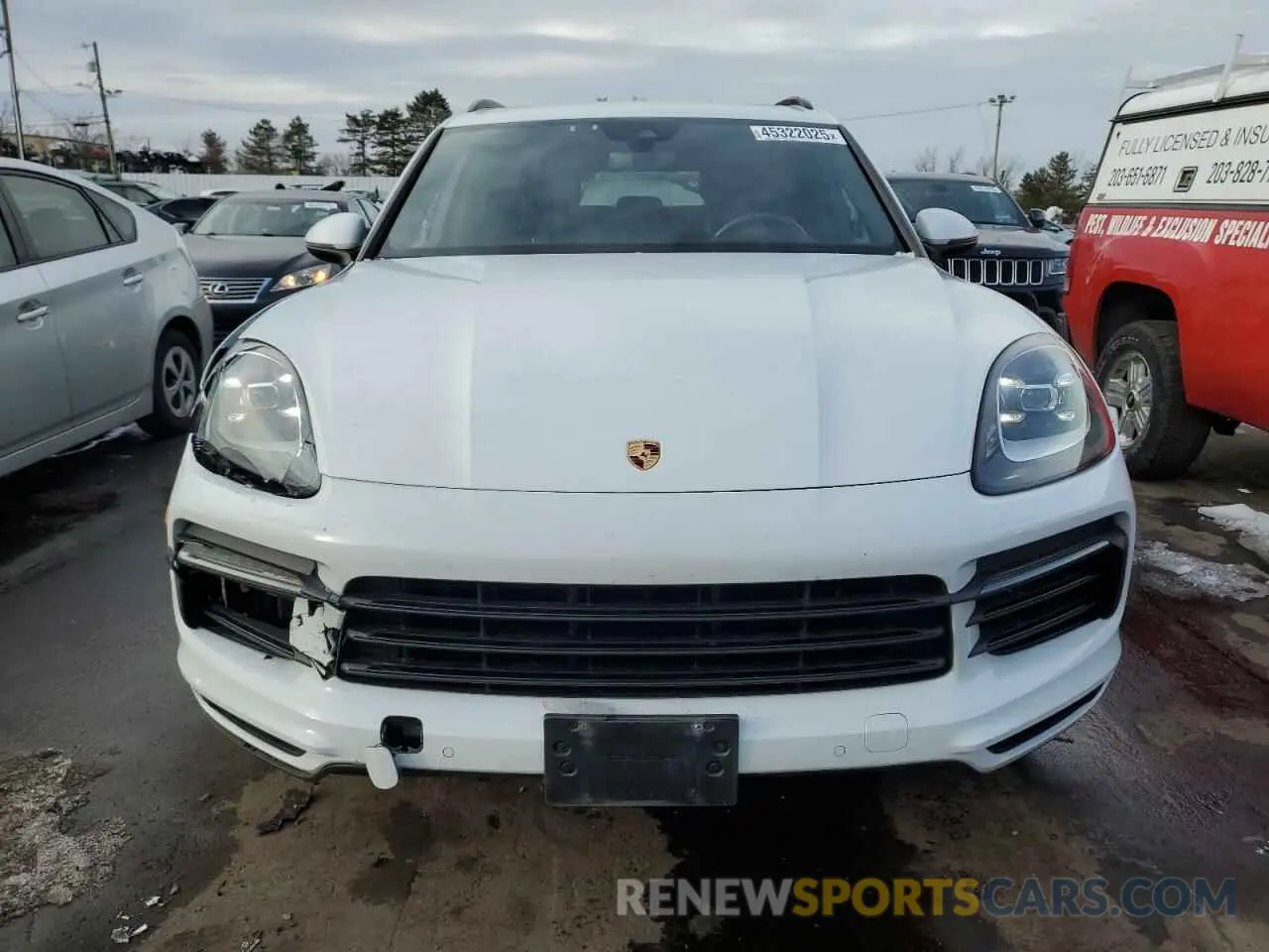 5 fotografías del automóvil dañado WP1AA2AY1KDA15490 PORSCHE CAYENNE 2019