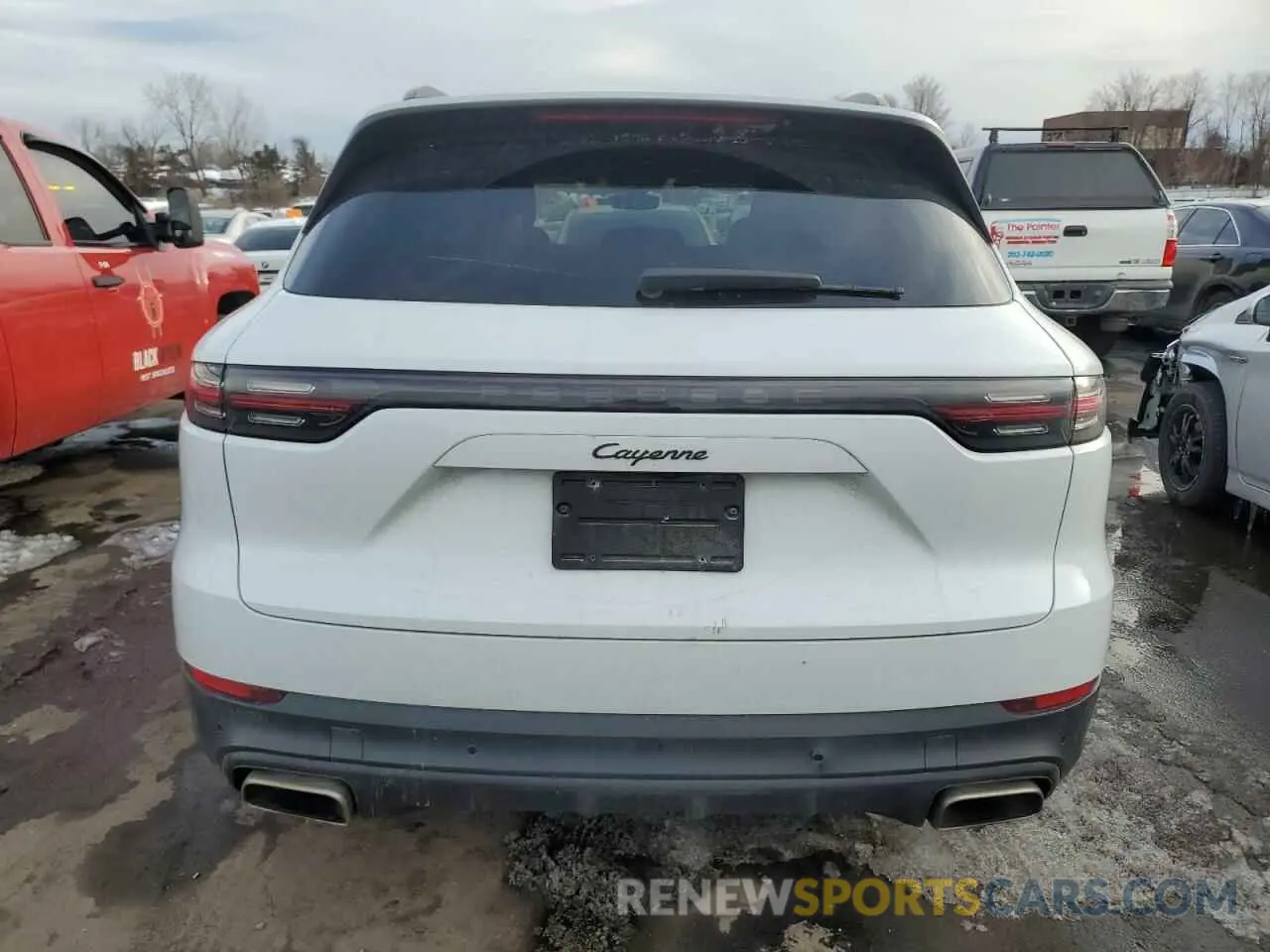 6 fotografías del automóvil dañado WP1AA2AY1KDA15490 PORSCHE CAYENNE 2019