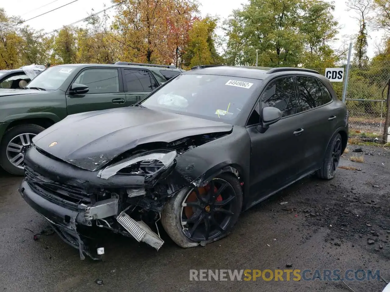 2 fotografías del automóvil dañado WP1AA2AY1KDA19362 PORSCHE CAYENNE 2019