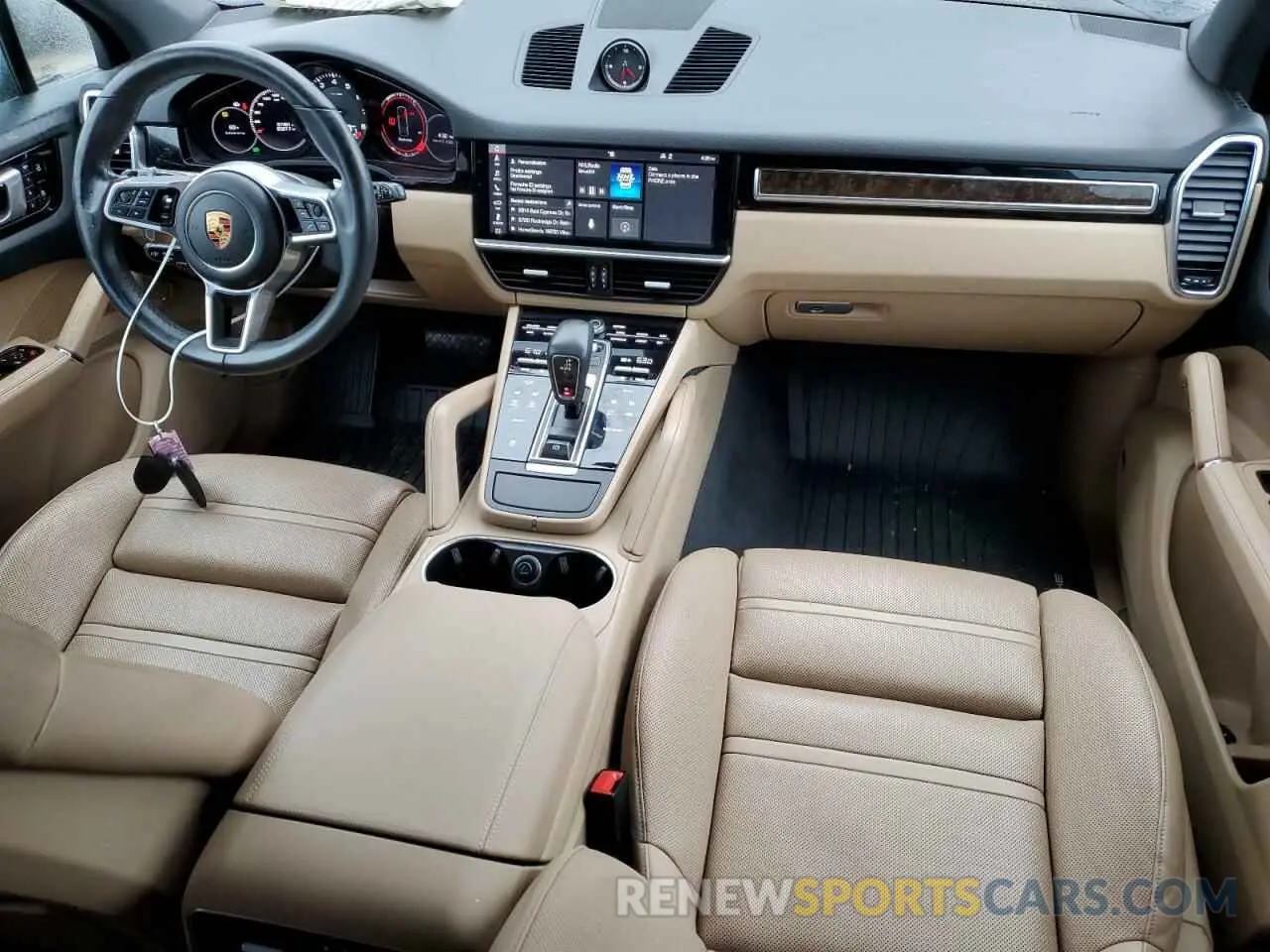 8 fotografías del automóvil dañado WP1AA2AY2KDA10542 PORSCHE CAYENNE 2019