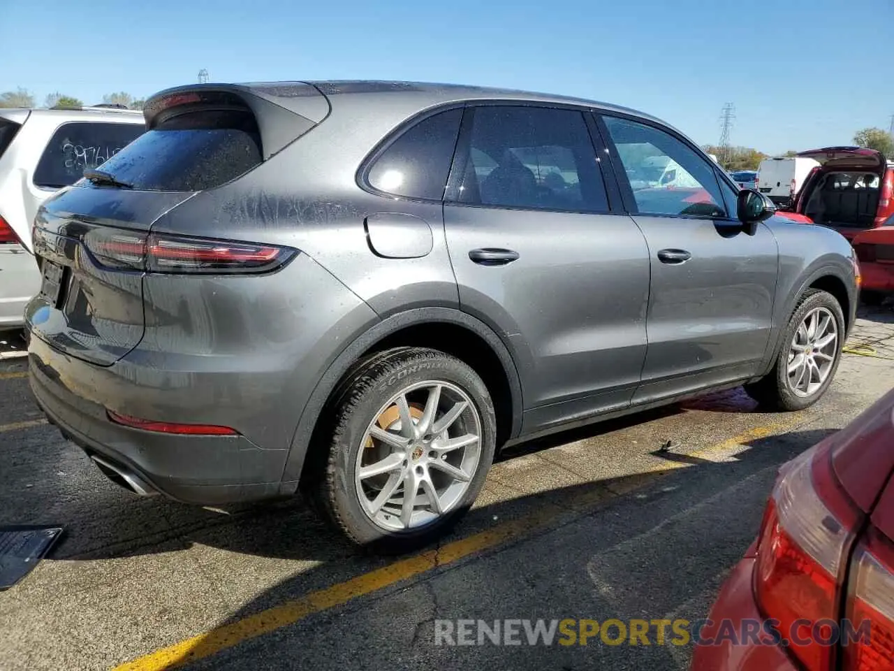 3 fotografías del automóvil dañado WP1AA2AY3KDA09707 PORSCHE CAYENNE 2019