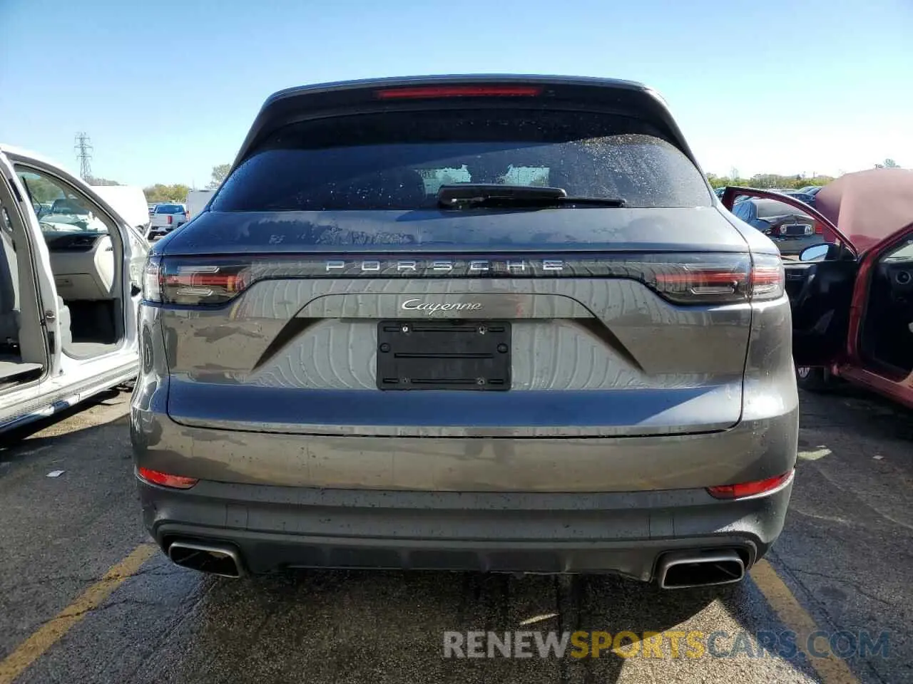 6 fotografías del automóvil dañado WP1AA2AY3KDA09707 PORSCHE CAYENNE 2019