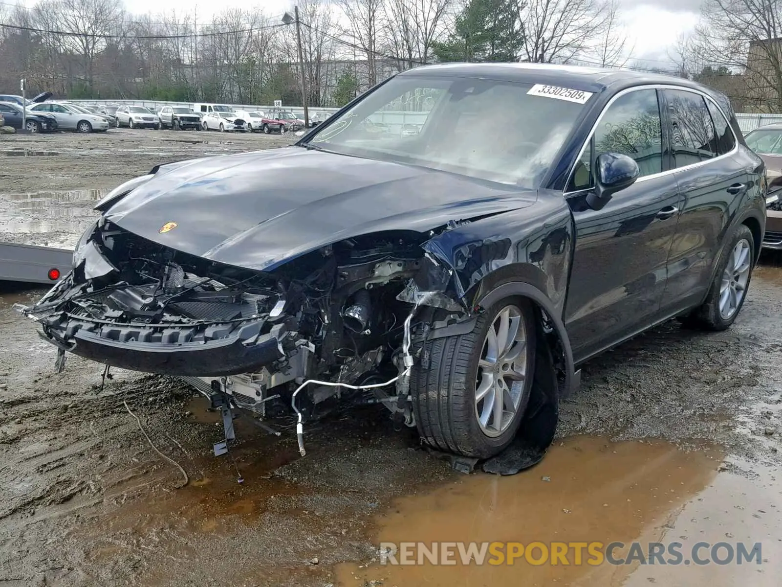 2 fotografías del automóvil dañado WP1AA2AY4KDA04757 PORSCHE CAYENNE 2019
