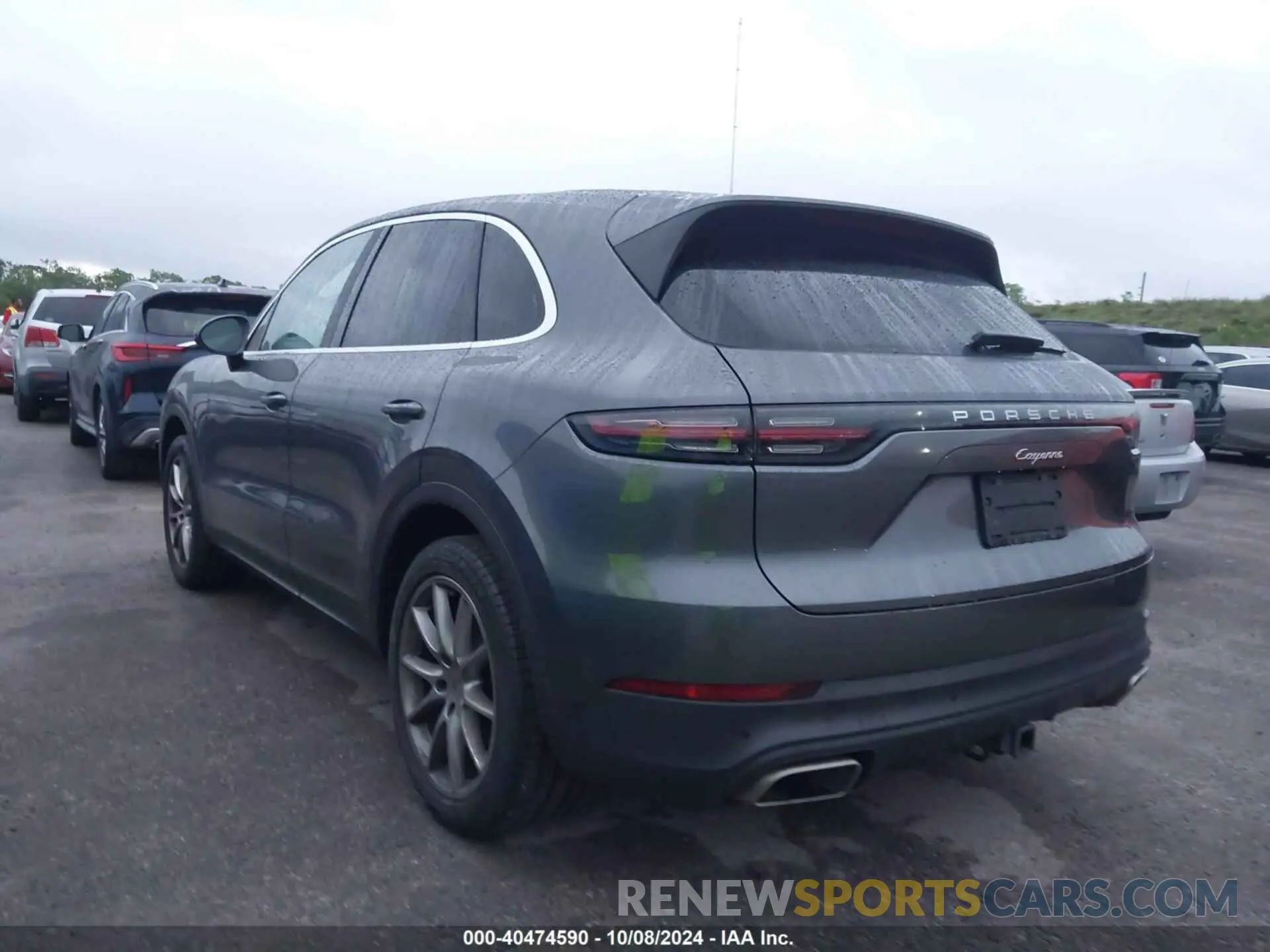 3 fotografías del automóvil dañado WP1AA2AY4KDA12860 PORSCHE CAYENNE 2019