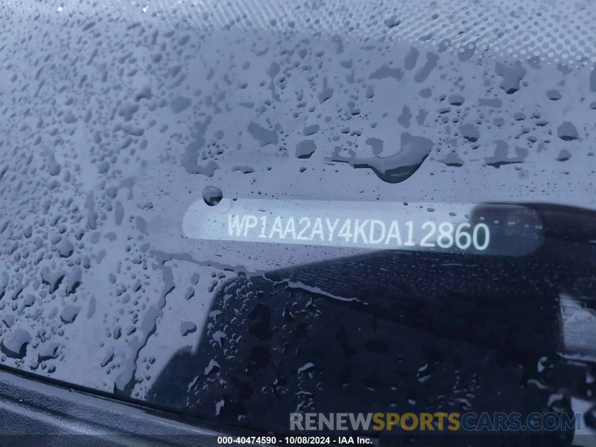 9 fotografías del automóvil dañado WP1AA2AY4KDA12860 PORSCHE CAYENNE 2019
