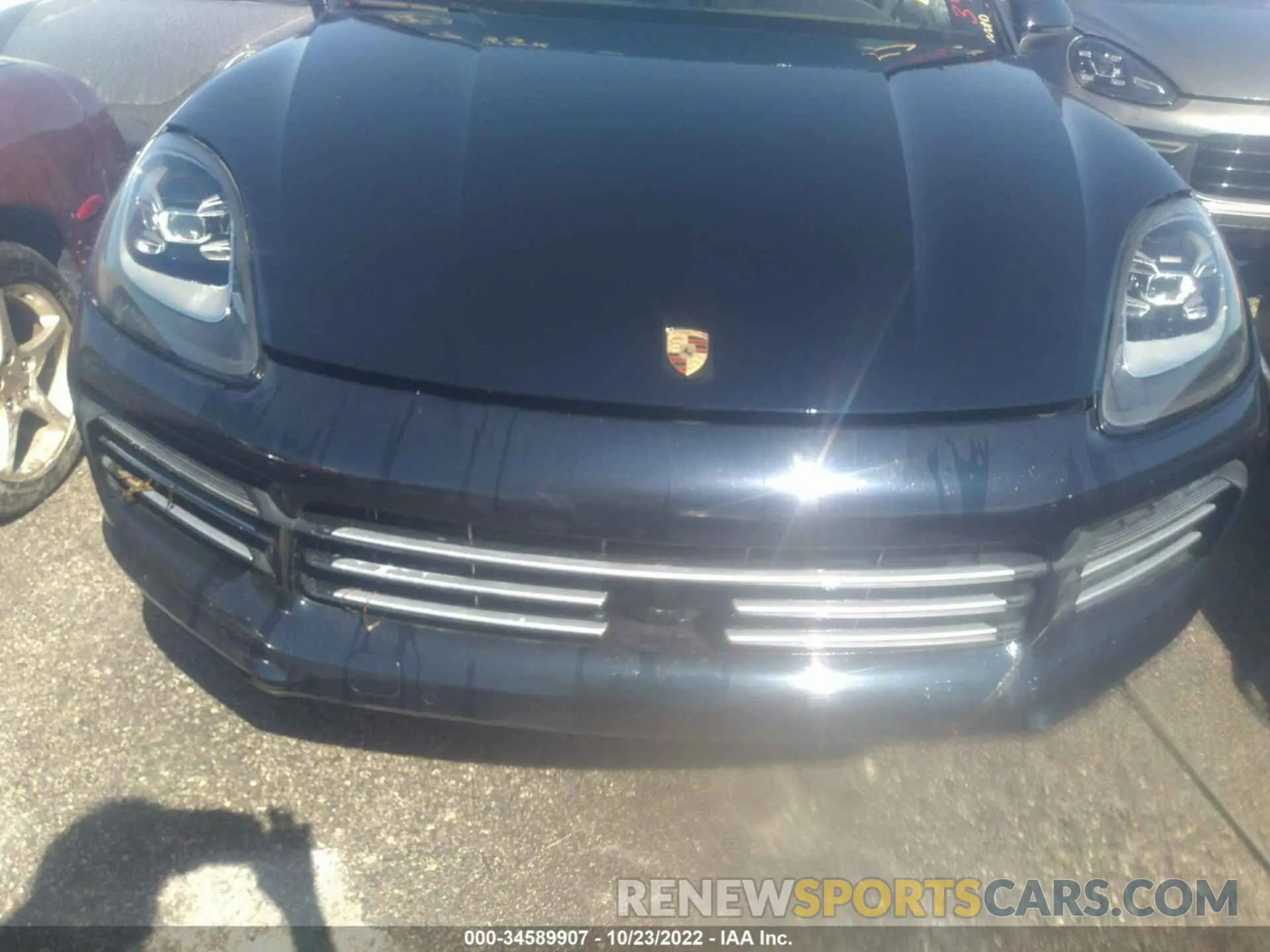 6 fotografías del automóvil dañado WP1AA2AY5KDA03424 PORSCHE CAYENNE 2019